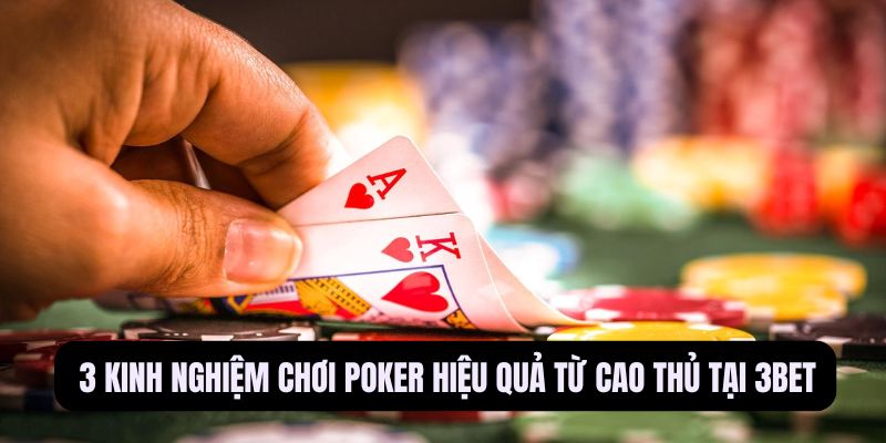 kinh nghiệm chơi poker