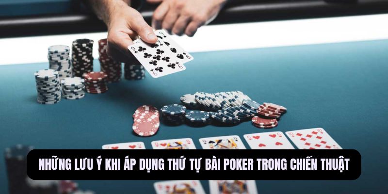 thứ tự poker
