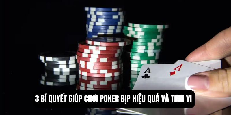 chơi poker bịp